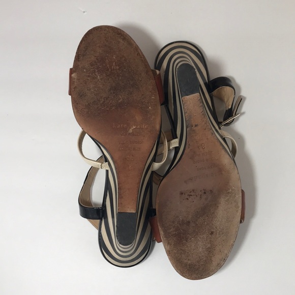 Kate Spade Irina Luggage Nappa Striped Patent Shoe - Picture 7 of 7